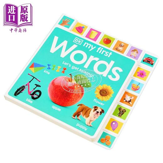 【中商原版】DK启蒙单词 My First Words Lets Get Talking 英文原版 儿童纸板书 早教认知识物 亲子图画书 进口 启蒙童书 商品图1