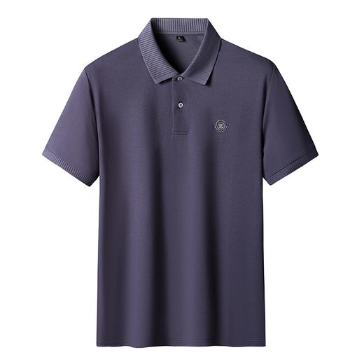 【亚麻+桑蚕丝】【DK】大依优型大码短袖POLO衫加肥加大半袖体恤夏季款肥佬宽松商务休闲百搭上衣男士胖子 商品图6