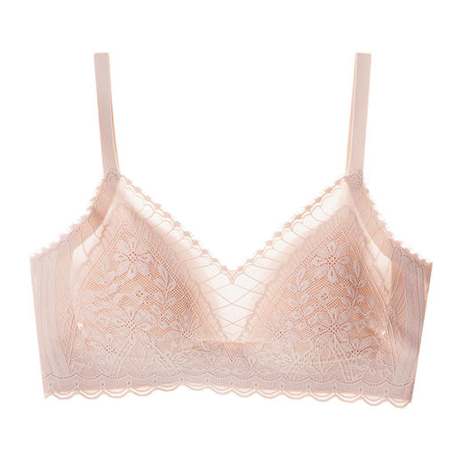 【99元2件】春夏法式性感蕾丝花卉无钢圈内衣 情报柔软舒适清凉文胸 商品图4