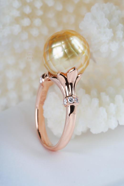 【暖阳】刻面金珠戒 ZZ12501031 商品图3