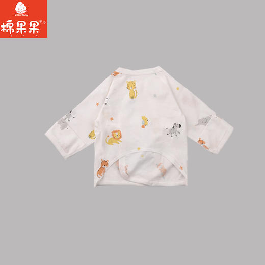棉果果夏季男童女童5A抗菌防蚊婴儿抗菌长袖半背衣M201110225232 商品图1