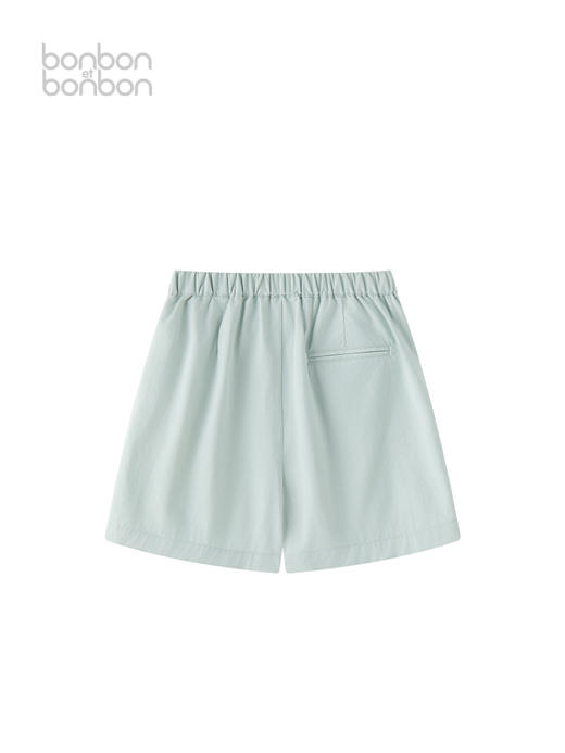 薄荷绿设计感短裤 商品图1