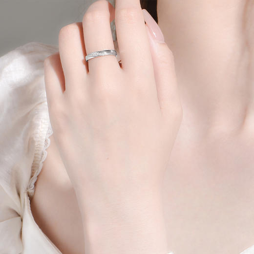 周六福S925银心系对戒ZLFD011611★ 商品图7