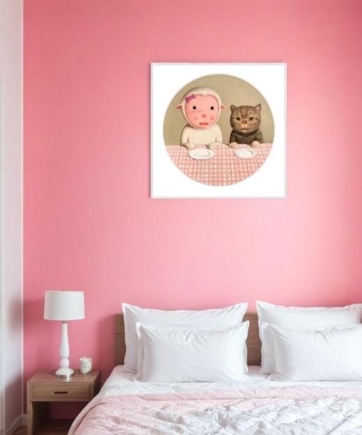 杨媛媛《家有猫咪》版画 商品图2