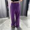 N松紧抽绳扎染阔腿裤（紫）夏季152040080321 商品缩略图1