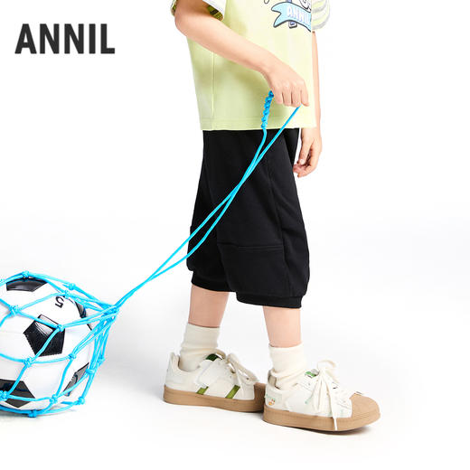 【实体店同款】男童全腰针织七分裤夏季新款安奈儿童装XB526631 商品图2