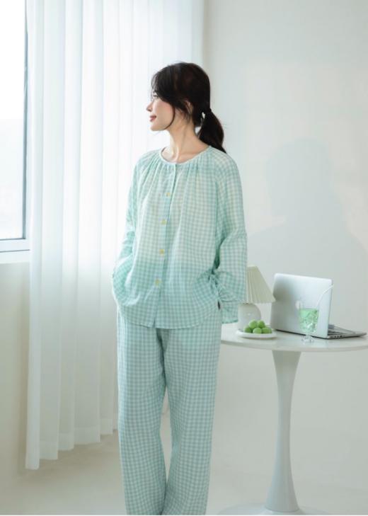 【玛万生活多巴胺双层纱多彩糖系列家居服系列】🙋♀ 棉质套装，舒服到直接躺平的家居服衣色彩穿上身，快乐秒上线！ 商品图4