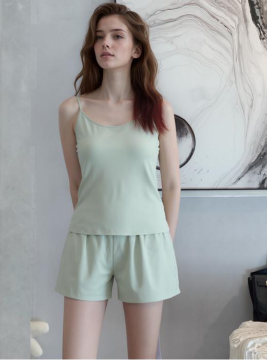 🥳【法国MAWALIFE玛万生活轻奢锻凉感听心天丝吊带套装】🙆正宗奥地利60支进口兰精天丝面料，😘正品秒杀XXX|套，库存无补 商品图3