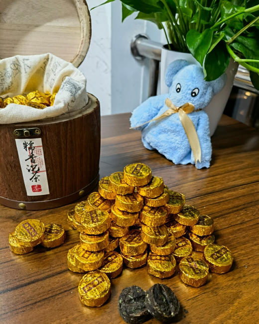 【朴大师糯香普洱沱茶】【朴大师】金“饼”来袭🔥—糯香沱茶🍵一桶足足400g哦❗️现在仅需69元💰，一款有浓浓糯米香味的普洱茶🍵 商品图4