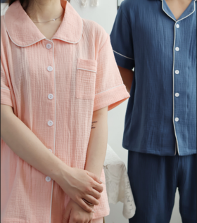 上新色🌿【玛万MAWALIFE双层纱品梦情侣家居服】“三件套家居服=一件短袖上衣+一件短裤+一件长裤”💎舒适任性~ 