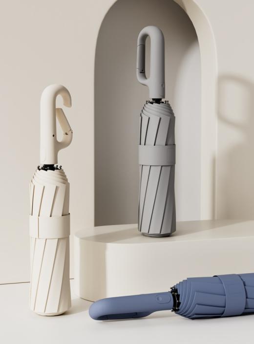 🌈伞届的“劳斯莱斯”❗️【莫兰迪色系环扣自动晴雨伞 】工厂直发！💰39.9起❗️日晒雨淋都不怕🌸，一键开合，实用还耐用！ 商品图0