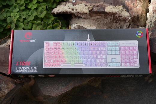 雷魁L1000真机械键盘RGB有线透明键盘 商品图8