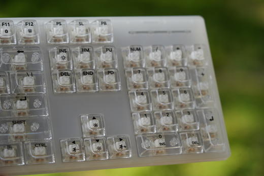 雷魁L1000真机械键盘RGB有线透明键盘 商品图4