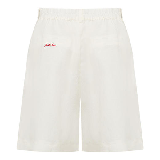 【2件9折】【Petit Bari】简约经典棉麻宽松阔腿短裤 休闲简约风阔腿裤 商品图3