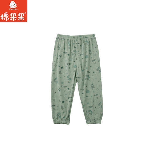 棉果果夏季男童家居服防蚊5A抗菌莫代尔九分裤M211208425226 商品图1