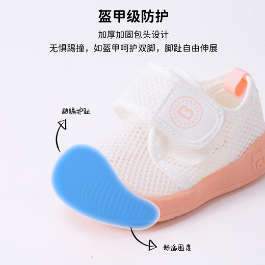 贝贝怡夏季2025年男女童学步鞋宝宝鞋ZB2EX006 商品图5