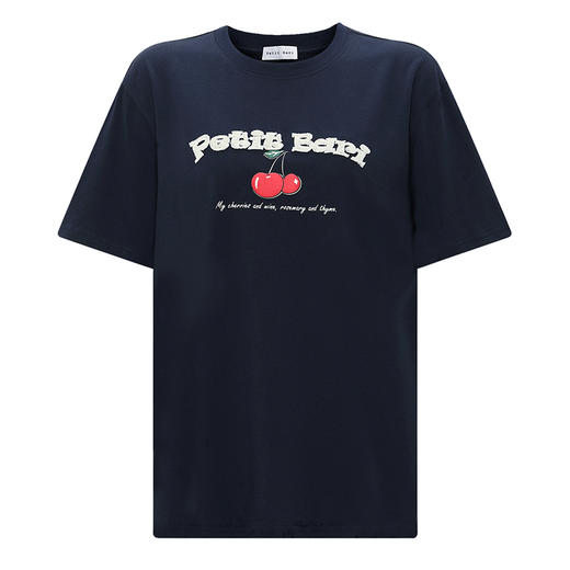 【2件9折】【Petit Bari】设计师款 樱桃印花女士 潮流短T 网球穿搭 商品图1