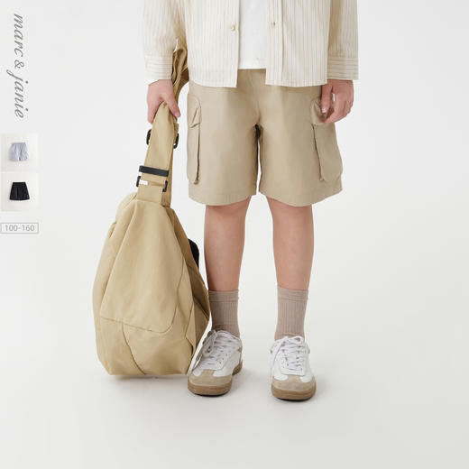 【柔软匹马棉】马克珍妮男童工装大口袋短裤 夏装新款裤子550659 商品图0