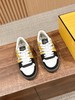 FENDI芬迪Match2025春夏系列皮革棉圆头系带低帮板鞋（HC） 商品缩略图1