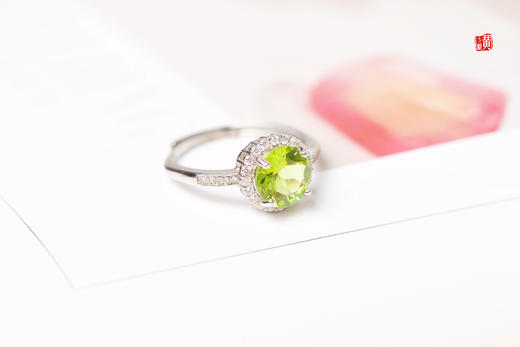 【昭蘅】橄榄石戒指 商品图4