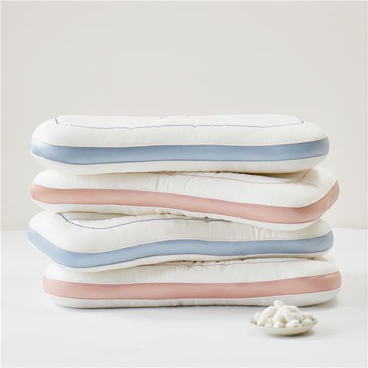 自然醒蚕丝蝴蝶立体枕头桑蚕丝莱赛尔枕头枕芯单人家用凉感护颈椎助睡眠XK 商品图4