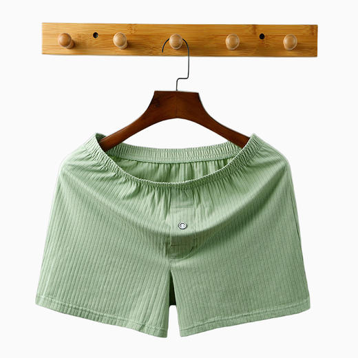 【男士阿罗裤】男士阿罗裤内裤全棉男条纹居家睡裤运动三分平角短裤 商品图13