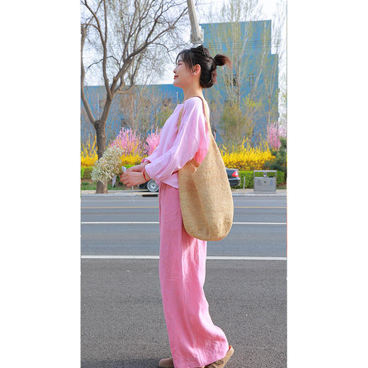 【抖音专属】阔腿裤（24709699琅玕紫-设计师） 商品图2