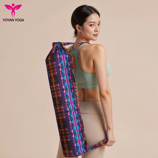 悠妍古典织锦帆布瑜伽垫收纳包15012F 商品图4