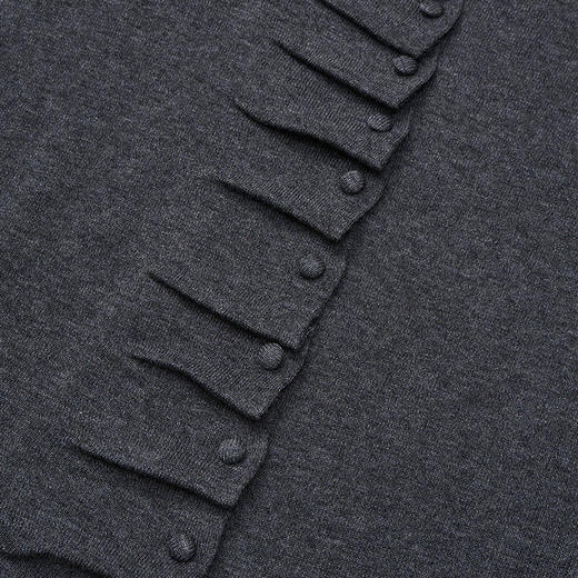 【2件9折】【Petit Bari】设计感褶皱修身飞袖针织上衣羊毛 商品图4