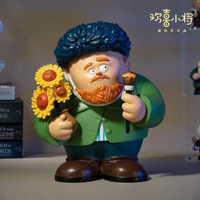 欢喜小将《美术必胜》考神摆件逢考必过加油励志一举高中