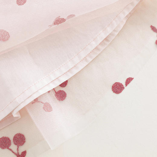 马克珍妮女童趣味樱桃满印吊带连衣裙网纱裙夏装新款裙子240656 商品图4