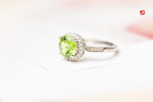 【知暖】】橄榄石戒指 商品图2