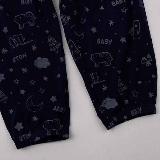 棉果果夏季男童女童防蚊5A抗菌莫代尔九分裤M201208425227 商品图3