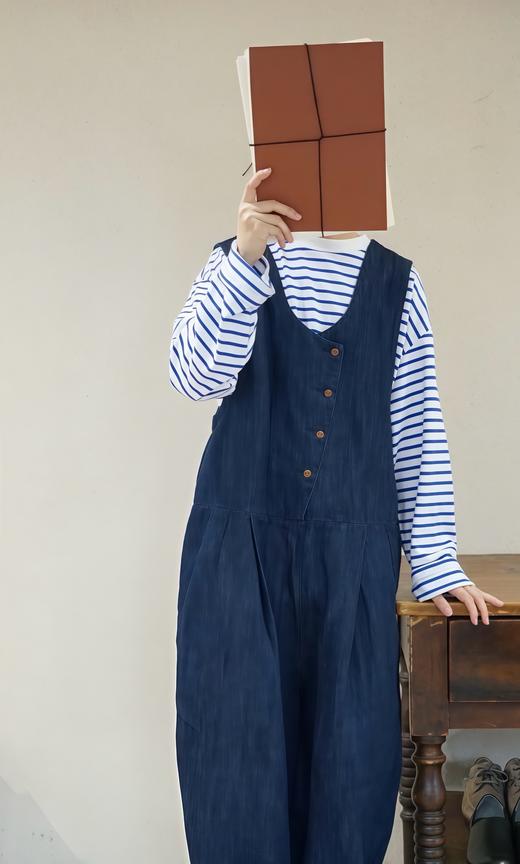 HARVESTY 宽松条纹长袖 商品图0