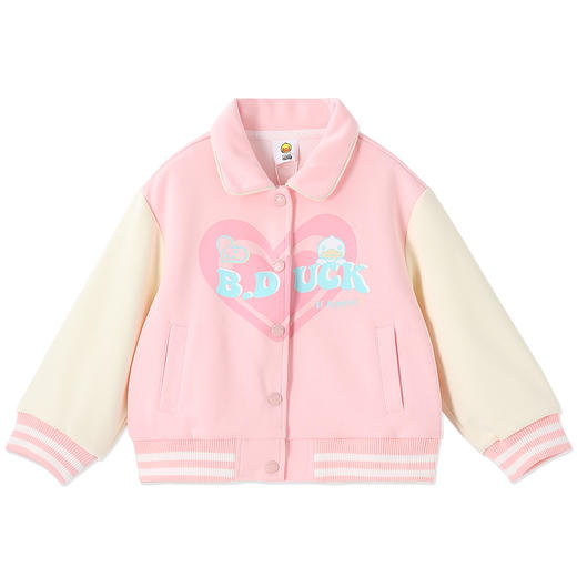 【专柜同款】B.Duck小黄鸭童装女童外套翻领儿童春秋装潮105-150 BDF3507921 商品图0