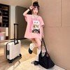 女童220克短袖t恤新款洋气夏季大童宽松夏装儿童中长款半袖上衣潮110-170 商品缩略图3