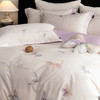 【优雅刺绣】全棉新疆长绒棉床上四件套 纯棉轻奢刺绣蝴蝶纯棉床品被套 商品缩略图2