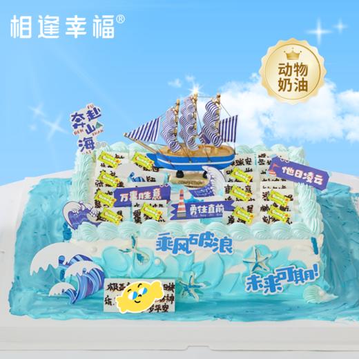 【梦想启航蛋糕】可支持定制尺寸或夹心，适用于各种毕业庆典、宴会、派对、生日等场合~（可制定） 商品图1