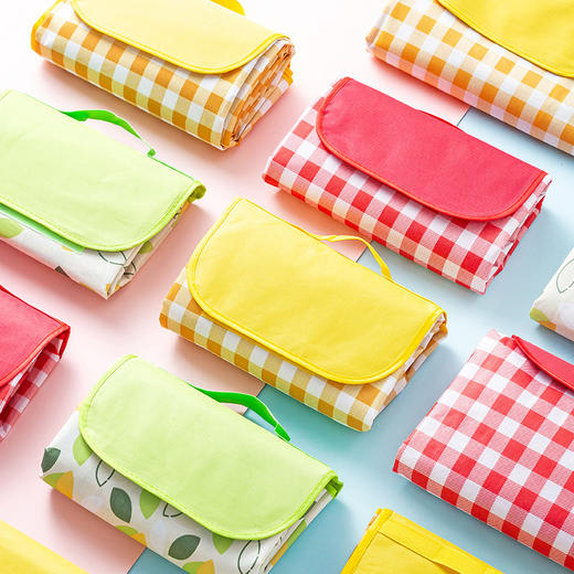 【户外野餐垫；露营休闲必备！】家庭野餐必备，坐卧皆宜，防水防潮，野餐垫带你踏青。柔软舒适，一体式收纳便捷。户外生活，畅享轻松时光；露营聚会达人必备户外神器！ 商品图0