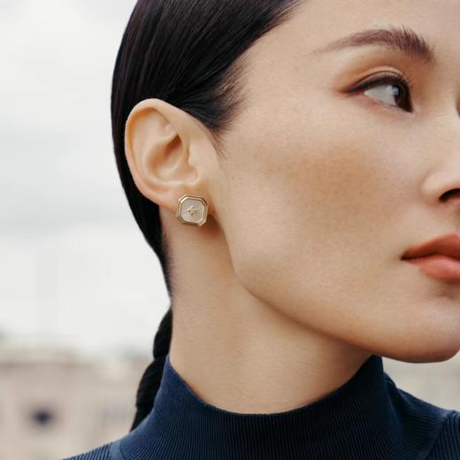 2楼Fellala/翡拉拉「简约窗影」补充款时尚轻奢耳钉气质耳饰货号925229102吊牌价499现价449 商品图3