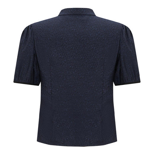 【2件9折】【Petit Bari】新中式美学灯笼短袖衬衫立领休闲 商品图3