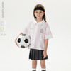 [凉感快干]马克珍妮男女童条纹polo领短袖T恤儿童夏装新款550607 商品缩略图0