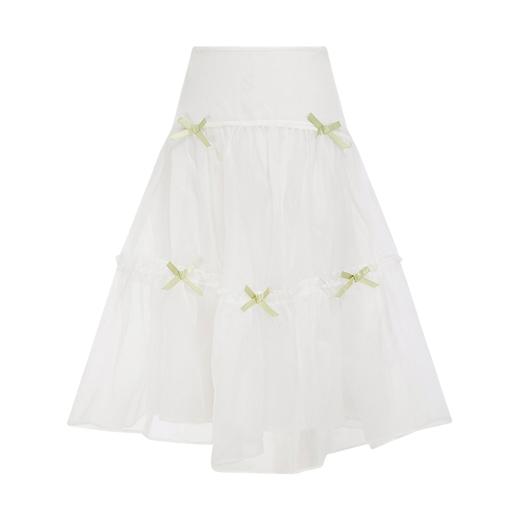 【2件9折】【Petit Bari】X KSIDE LIU 立体压褶蝴蝶结半身裙 精致时尚 商品图1