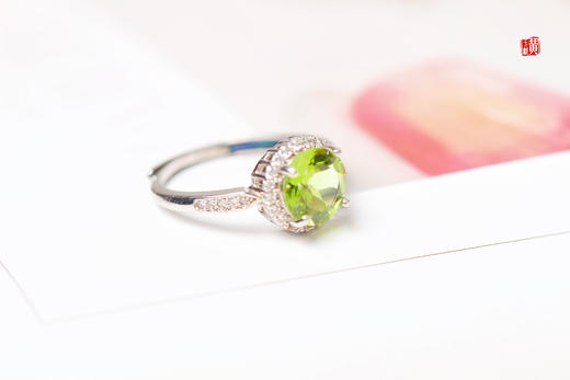 【知暖】】橄榄石戒指 商品图4