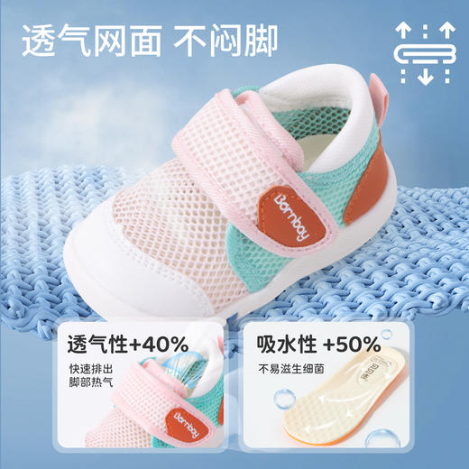 贝贝怡2025年夏季男女童学步鞋宝宝鞋ZB2EX010 商品图7