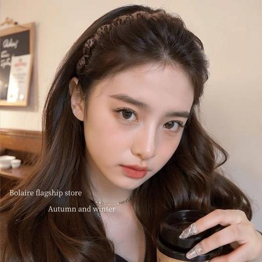 【醒粉福利7.9元3个】【豹纹波浪发箍】固定碎发！这个大波浪发箍真的是细软塌扁塌头的救星 商品图4