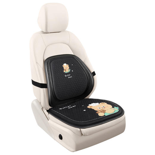 【汽车坐垫腰靠】四季通用 夏季凉垫透气通风 主驾座椅凝胶垫办公室坐垫  商品图4