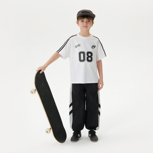 【速干防晒】马克珍妮男童运动赛车短袖T恤 儿童夏装新款250120 商品图1