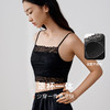 金三塔桑蚕丝抹胸式文胸女透气舒适蕾丝吊带bra-in带杯垫内衣新品   NZFFB401 商品缩略图2