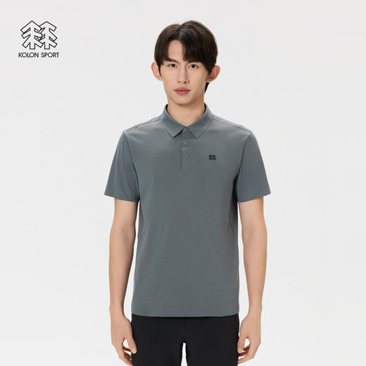 KOLON ×SPORT可×隆短袖T恤X-COT防晒接触凉感商务吸湿速干抗菌凉感polo衫！ 商品图3